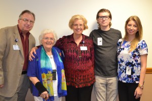 Smailis family with Amy Bennet